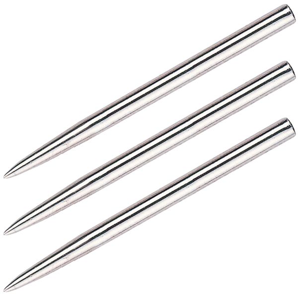 Unicorn Replacement Steel Dart Points | Standard Length 34.9 mm | Silver | 3 per Pack