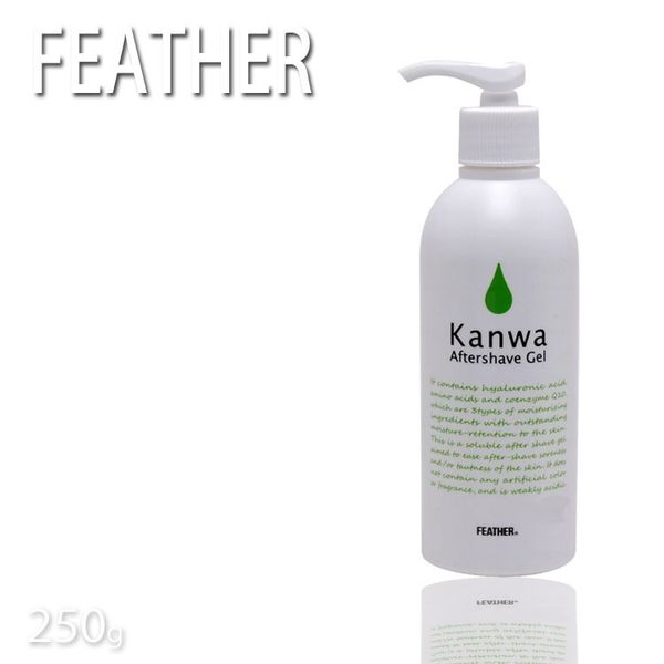 Feather Aftershave Gel Relaxation 250g Bottle KIK Beard Softener Shaving Pro Professional Beauty Salon/Beauty Salon Specialty Store Small Gift Gift Small Present Cosmetics Jungle