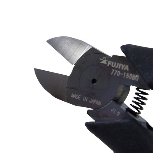 Fujiya Electric Master Strong Nipper, 5.9 inches (150 mm), Round Blade, Black Gold, 770-150BG