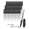 VEVOR Permanent Markers 36 Count Black Fine Tip Waterproof & Fade-Resistant
