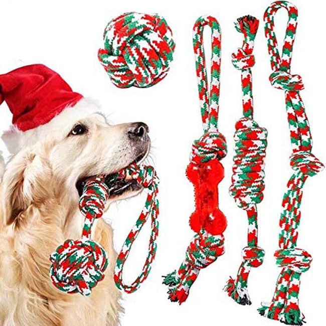 Toy Interactive Cotton Rope Mini Dog Toys Ball Pet Dog Toys for