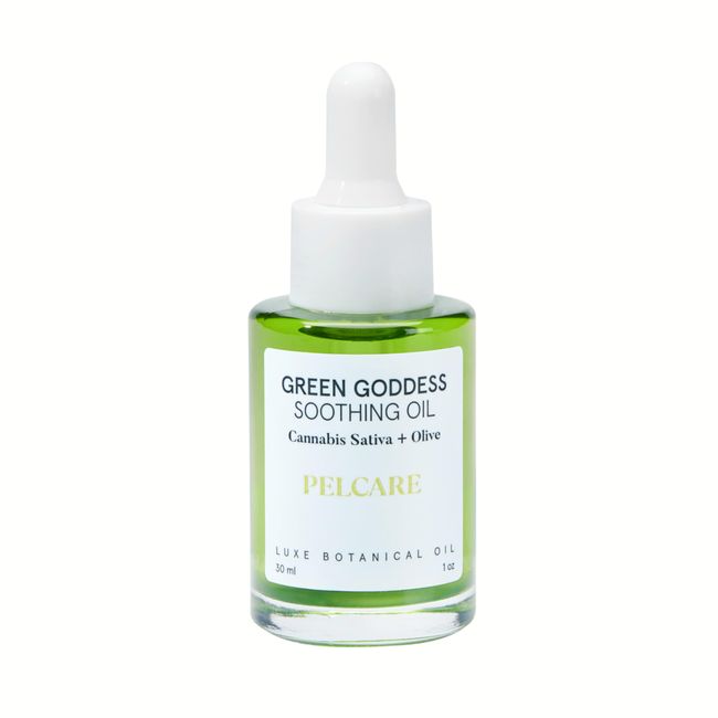 Pelcare Green Goddess Hydrating Quick Absorbing Facial Oil for Dry or Blemish Prone Skin (30 ml | 1oz)