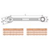 Super Head Spanner (with ratchet function) Hexagonal Opposite Side: 10 SH10