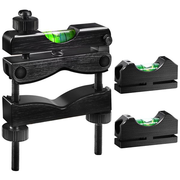 Scope Leveling Kit, Professional Scope Level Magnetic Scope Mounting Kit with High-Precision Bubble, Heavy-Duty Universal Scope Leveling Tool for Frame Maintenance