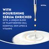 NIVEA Nourishing Botanical Blossom Moisturizing Body Wash for Dry Skin, 30 Fl Oz Pump Bottle