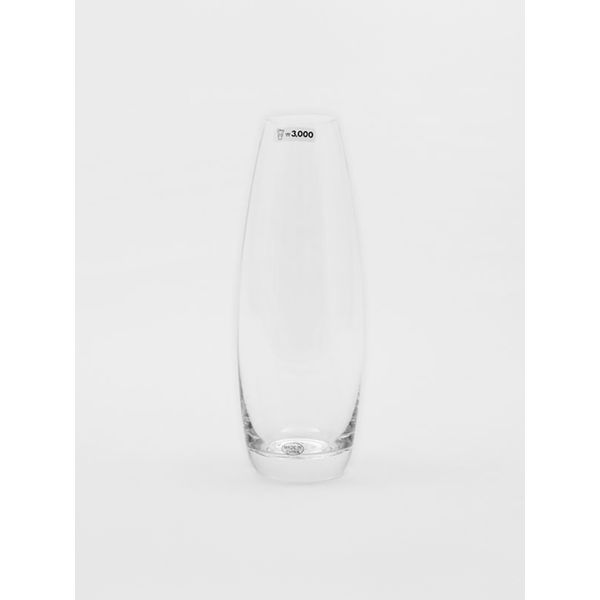 Convex glass vase small