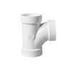 Rainbow Dream 2 Inch DWV PVC Tee Pipe Fitting Adapter - 2 pcs, White