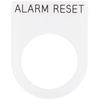 IM Push Button/Select Switch (Glasses Nameplate) ALARM RESET Black φ2 P2541