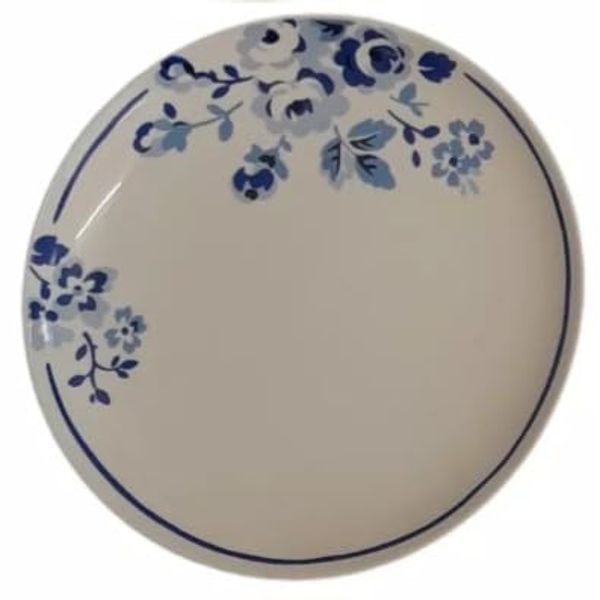 Cath Kidston Blue and White Rose Design Side Plate