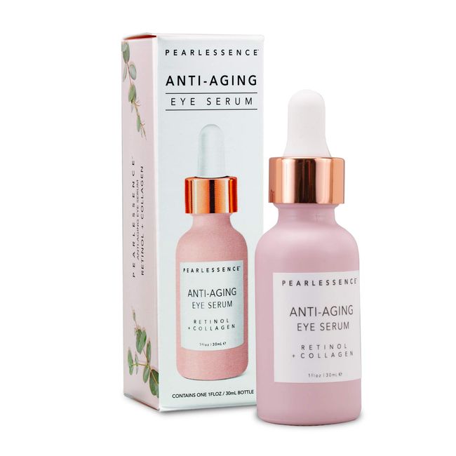Pearlessence Brightening Facial Serum with Vitamin C & Hyaluronic Acid - Powerful Hydration to Help Plump & Brighten Skin | USA Made (2 oz, 2 Pack)