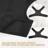 Black Escape Proof Cat Pet Mesh Harness Adjustable Control Kitten Walking Jacket