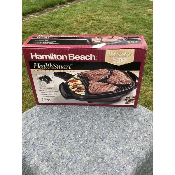 Hamilton Beach Health Smart Indoor Grill #31585-New In Box