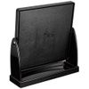 Yamamura Y-908 Stand Mirror with Tray, Black, 5.9 x 5.9 inches (149 x 149 mm)