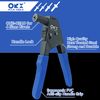 ORXPLUS Tools 90∘Angle Plastic Rivet Hand Gun Kit One Hand Operation w/ 40 Sample Poly Rivets