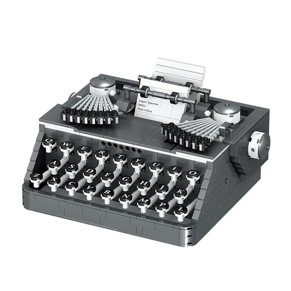 Uvini Adult Building Set, Classic Retro Series Typewriters, Adult Building Set, Construction Brick Set Best Gift for Adult, Teens, Collectible Model to Build, 1136 pcs 00876