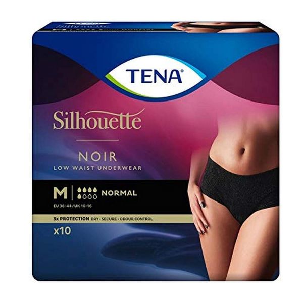 Tena Silhouette Normal Noir Medium
