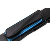 BAIZE MASTER 2X2 Stripe Oval Quad Snooker Pool Cue Case - Holds Two 2 Piece Cues (Blue)