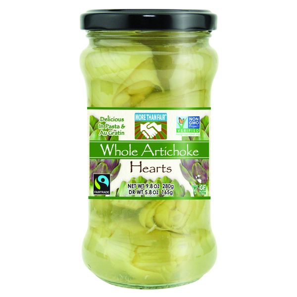 More Than Fair Whole Artichoke Hearts Jar, 9.8 Ounce