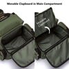 BASSDASH Fishing Tackle Backpack Water Resistant Tactical Bag Soft Tackle Box with Rod Holder and Protective Rain Cover