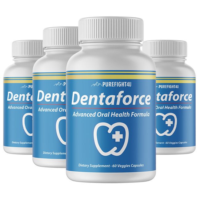 DentaForce Teeth & Gum Supplement - 4 Bottles 240 Capsules