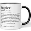 JUNIWORDS Mug Definition Stapler Black (7234696)