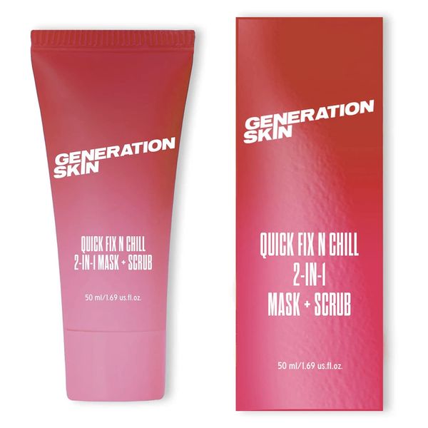 Generation Skin Quick Fix N Chill Face Mask + Scrub | With Kaolin Clay | Facial Scrub