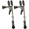 Spartacus Beaded Nipple Clamps, Black