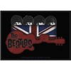 The Beatles Guitar And Union Jack Woven Patch Accessory Size