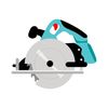 CafePress Circular Saw 4" Round MDF Wood Ornament