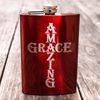 8oz Customizable Amazing Grace Flask