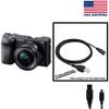 Sony Alpha a6400 Mirrorless Digital Camera USB Cable Transfer Cord Replacement