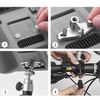 SQAQS Remote Controller Holder, 360°Adjustable Bicycle Handlebar Clip Mounting Bracket, Bicycle Stabilizer Handle Rod Bracket with 1/4 "Threaded Adapter, for Dji Rc Rc2 Remote Controls
