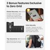 Zero Grid Neck Wallet w/RFID Blocking - Concealed Travel Pouch & Passport Holder