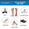 Tuli's Dual Density Polar Bears Gel Heel Cups, Cushion Insert for Heel Spurs, Sever’s Disease, and Heel Pain Relief, Regular