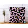 Warren Reed - Designer Pink Leopard Print Cushions 60cm x 60cm