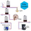 Bordhap 433MHZ Wireless Remote Switch AC 110V/120V/220V/ 30A 1CH Relay RF Remote Control Light Switches for Pump Security System