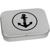 110mm 'Anchor & Rope' Metal Hinged Tin/Storage Box (TT00094635)