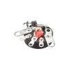 uxcell Wheel Duplex Potentiometer, Variable Resistor, with Switch, 50KΩ, Single Turn, Pack of 5