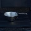 FieldSAHARA Deep Stainless Steel Folding Shera Cup with Scale (Silver)