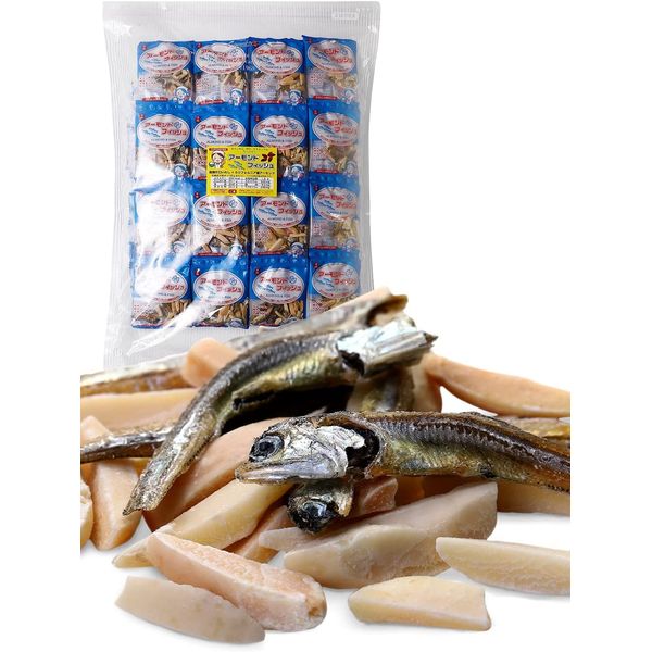 Almond-and-Fish Mix, 100 Bags, Value Pack, Small Fish Produced in Japan