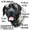 CafePress Brindle Mastiff FAQ 11 oz (325 ml) Ceramic Coffee Mug
