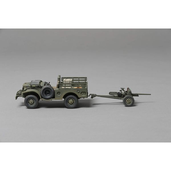 Thomas Gunn Miniatures World War 2 Pacific ACCPACK41A U.S.M.C. Dodge MC 51/52 Utility Truck & 37mm Cannon 1:30 Scale Pewter