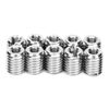BORDSTRACT Self Tapping Thread Insert, 10Pcs Stainless Steel Thread Reducer Nut M4*0.7 - M8*1.25