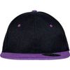 Result Rc82X Bronx Snap Back Cap - Black/Purple, One Size