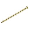 Taskar Picture Pins Hardened 25mm Panel Nails Brass Finish (100)