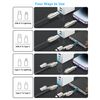 RAVIAD 4 in 1 Charging Cable, Multi 3A USB Type C Cable, iPhone Charging Cable, 60W PD USB C Lightning Cable, USB-c, Fast Charging, Type c Cable, Type c Lightning for iPhone