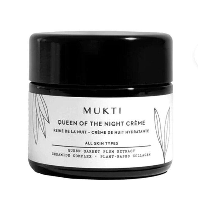 Mukti Queen Of The Night Creme Cream Plum 1.7 oz 50ml New In Box