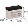 Altronix AL600ULX Alarm Battery Set (Replacement)