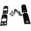 Cherjoury Wireless Mic Mute Switch Control Cover Compatible for PGX2 SLX2 BETA58 for SM58,Replacement Bezel