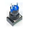Illuminated Push Switch Rectangular Alternate Green 24V LA128AJ-11DZ-24V-G
